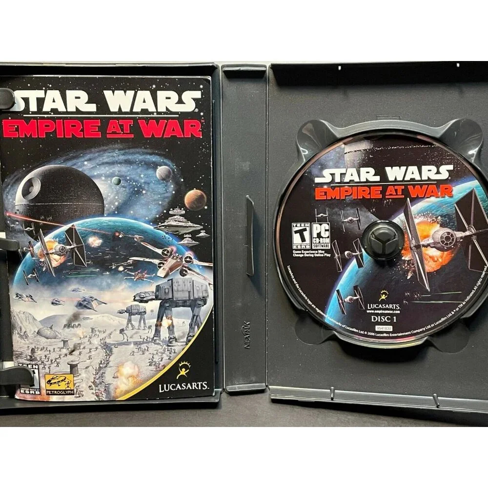 Star Wars Empire at War PC game 2006 cd rom Lucas Arts computer